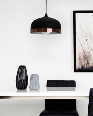 Lampa wisząca PARINA Metal Czarny