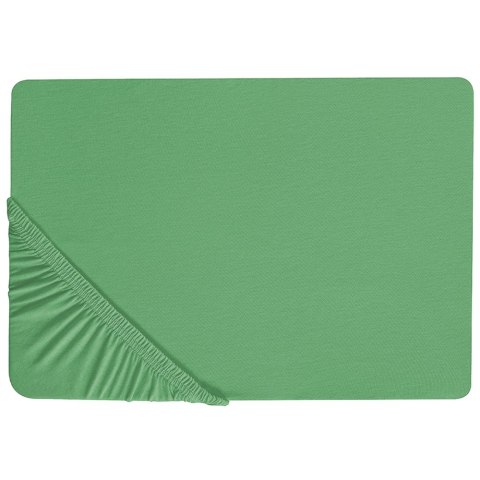 Prześcieradło z gumką JANBU Bawełna 180x200 cm Zielony Lumarko!