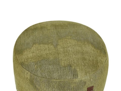 Puf 50 x 30 cm biało-zielony KAWAI