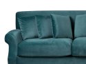 Sofa 2-osobowa welurowa lazurowa EIKE Lumarko!