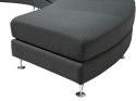 Sofa półokrągła 7-osobowa modułowa szara ROTUNDE Lumarko!