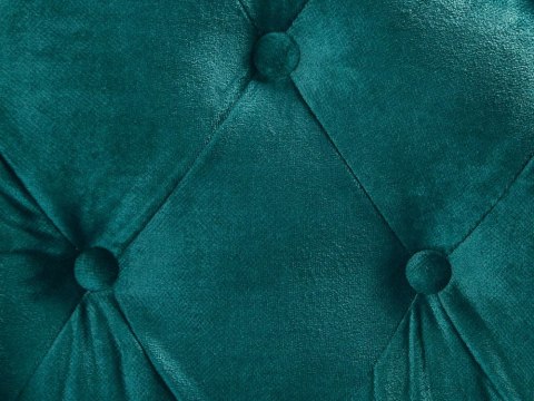 Szezlong welurowy lewostronny zielony LATTES II