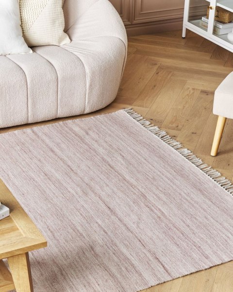 Dywan 160 x 230 cm jasnoczerwony MALHIA