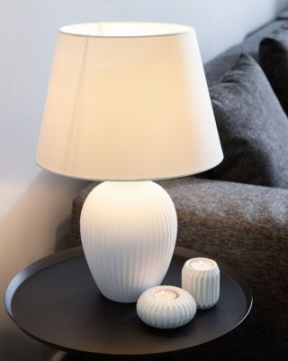 Lampa stołowa FERGUS Ceramika Biały