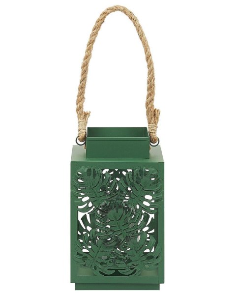 Lampion UNIMAK Metal 25 cm Zielony