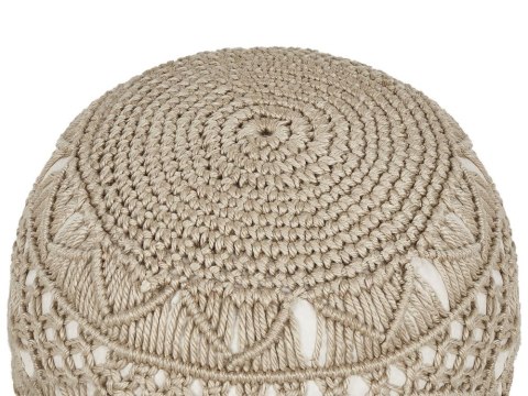 Puf ogrodowy ⌀ 50 beżowy AADHI