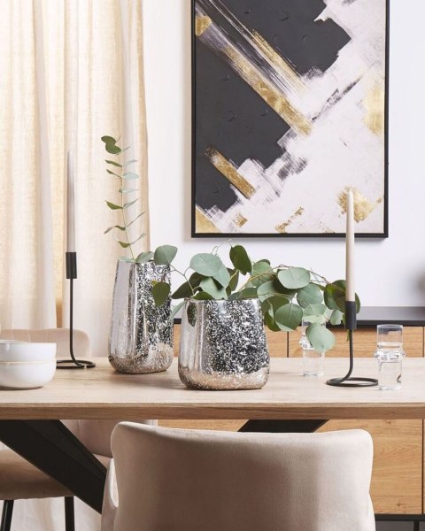 Wazon dekoracyjny CIRTA Kamionka 27 cm Złoty