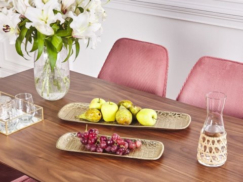 Zestaw 2 pater dekoracyjnych złoty BRANTAS