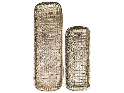 Zestaw 2 pater dekoracyjnych złoty BRANTAS