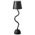 Bezprzewodowa lampa stołowa LED VOUGA Ze ściemniaczem Metal Czarny Lumarko!