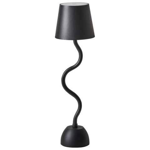 Bezprzewodowa lampa stołowa LED VOUGA Ze ściemniaczem Metal Czarny Lumarko!