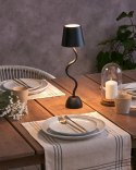 Bezprzewodowa lampa stołowa LED VOUGA Ze ściemniaczem Metal Czarny Lumarko!