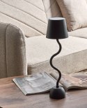 Bezprzewodowa lampa stołowa LED VOUGA Ze ściemniaczem Metal Czarny Lumarko!