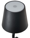 Bezprzewodowa lampa stołowa LED VOUGA Ze ściemniaczem Metal Czarny Lumarko!