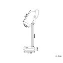 Lampa biurkowa TYRIA Regulowana Metal Czarny Lumarko!