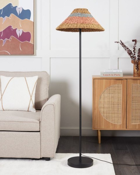 Lampa podłogowa KYOGA Plecionka Beżowy