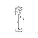 Lampa podłogowa MOONI Metal Mosiężny Lumarko!
