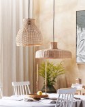 Lampa wisząca SAKENI Rattan Naturalny Lumarko!