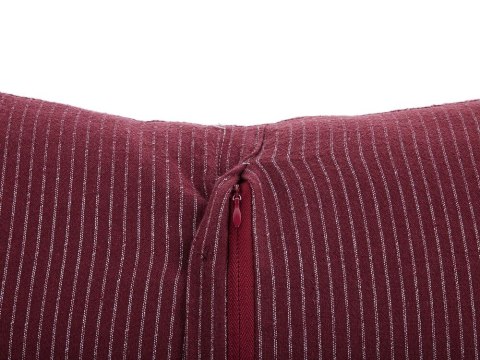 Poduszka dekoracyjna CAMPANULA 45 x 45 cm Czerwony Jednolity