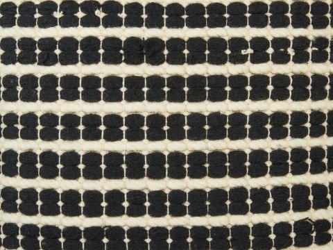 Zestaw 2 poduszek dekoracyjnych YONCALI Bawełna 45 x 45 cm Czarny W kratkę