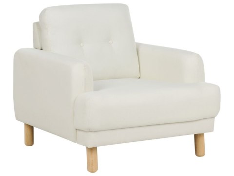 Zestaw wypoczynkowy tapicerowany złamana biel TUVE