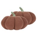 2 poduszki dekoracyjne boucle dynia ⌀ 35 cm brązowe MUNCHKIN Lumarko!
