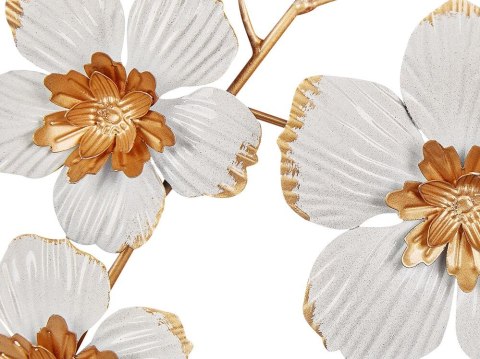 Dekoracja ścienna Kwiat DUBNIUM Metal Zielony 70 cm