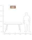 Lampa sufitowa SEWA Juta Naturalny Lumarko!
