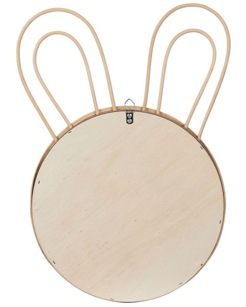 Lustro ścienne GOLONG 26 cm 45 cm Rattan Naturalny
