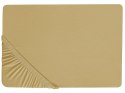 Prześcieradło z gumką JANBU Bawełna 200x200 cm Oliwkowy Lumarko!