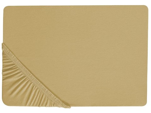 Prześcieradło z gumką JANBU Bawełna 200x200 cm Oliwkowy Lumarko!