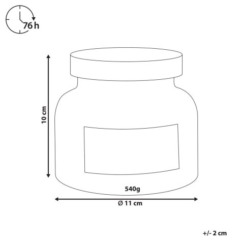 Świeczka zapachowa DELIGHT BLISS Wosk sojowy Nuty owocowe