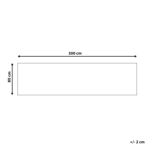 Dywan 80 x 300 cm wielokolorowy CIVRIL