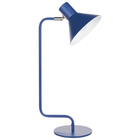 Lampa biurkowa RIMAVA Regulowana Metal Niebieski Lumarko!
