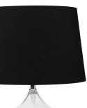 Lampa stołowa OSUM Szkło Czarny Lumarko!