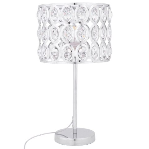 Lampa stołowa TENNA Kryształ Srebrny