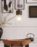 Lampa wisząca PURUS Szkło Czarny Lumarko!