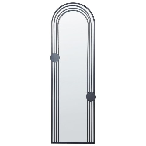 Lustro ścienne AJAIN 45 cm 146 cm Metal Czarny