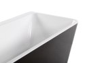 Wanna 170 x 80 cm czarna HASSEL Lumarko!