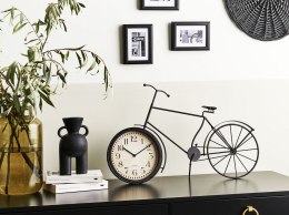 Zegar biurkowy LILLO 59 cm Metal Czarny Lumarko!
