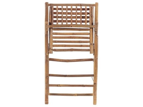 Zestaw mebli balkonowych Składane SAVELLETRI Drewno Brązowy