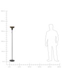 Lampa podłogowa TALPARO Metal Złoty Lumarko!