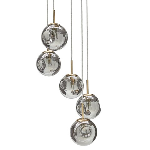Lampa wisząca RALFES Szkło Mosiężny Lumarko!