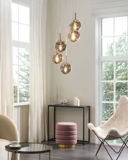 Lampa wisząca RALFES Szkło Mosiężny Lumarko!