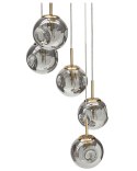 Lampa wisząca RALFES Szkło Mosiężny Lumarko!