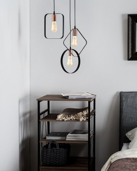 Lampa wisząca VOMANO Metal Czarny