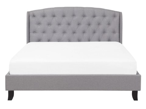 Łóżko BORDEAUX 140 x 200 cm Jasnoszary