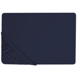 Prześcieradło z gumką HOFUF Bawełna 90x200 cm Granatowy Lumarko!