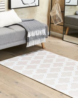 Dywan 80 x 200 cm beżowy KADAYAL Lumarko!