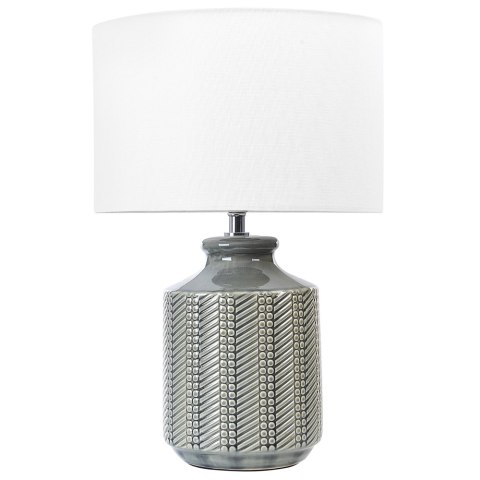 Lampa stołowa ESPERANCE Ceramika Szary Lumarko!